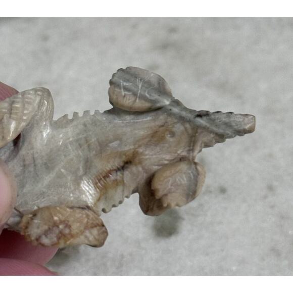 Zuni Fabian Cheama Signed Horned Toad Fetish Stone - Picture 14 of 14